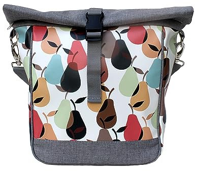 Ikuri Kleine Fahrradtasche 20-26’’ für Kinder Falträder Klappräder aus Plane mit Umhängegurt – Modell Peras