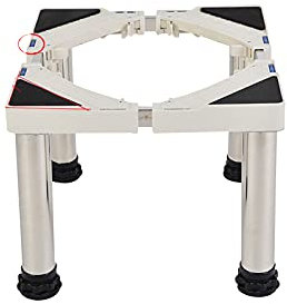 YHJZSM Base de Machine à Laver Portable Longueur réglable 30-45 cm Largeur 38-54 cm Support de réfrigérateur-congélateur sur Pied Climatiseur Plateaux de Sol pour Lave-Vaisselle Conteneur