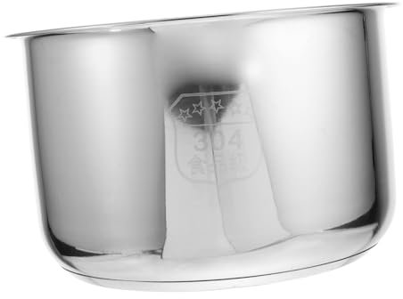 Inserto Universale Per Cuociriso Da 4 Litri Rivestimento Per Pentola Elettrica Pentola Di Ricambio in Acciaio Inossidabile