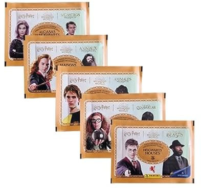 Panini Harry Potter Sticker Guide 2 “Die Häuser von Hogwarts“ Sticker – 5x Stickertüten (Deutsche Version)