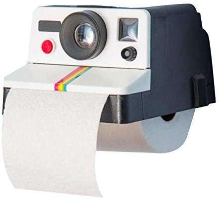 LEYILE Retro-Kamera-Papierhalter, Toilettenpapierhalter, Wandmontage, Hält eine Rolle, Befestigung an der Wand, Maße: 15 x 17,2 x 10 cm