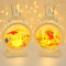 2 Stück Weihnachtsdeko Laterne Weihnachtslaterne mit Warmweißes LED Licht, Höhe 15,5cm Windlicht Weihnachten Deko Beleuchtete Weihnachtsdeko, Batteriebetrieben Weihnachtsdekoration innen (Weiß)