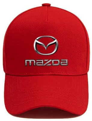 MNBVGHH Automobil Baseball Cap,für Mazda MX-5 2015-2023 Baseballmütze Sonnenhut UV-Schutz für Herren und Damen,Baseballkappe, Rennmütze, Reisekappe,B