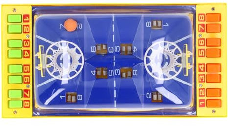 Zerodis Finger-Basketball-Tischspiel, Sicheres Interaktives Basketballspiel-Spielzeug, Verbessert die Fingerfertigkeit, Koordinationsfähigkeit, Emotionale Kommunikation, 2 Spieler für