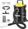 SIPPON Aspirapolvere per cenere, Aspirapolvere per stufa a pellet con base a ruote e funzione ventilatore, aspirazione potente da 1000 W Aspirapolvere all-in-one, 4 galloni