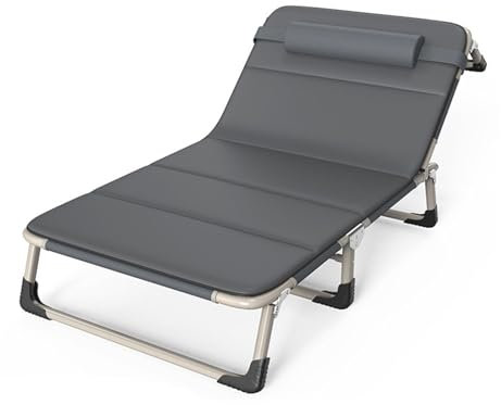 WLEJSL Tragbares Klappbett für Schlafzimmer Klappbett Fürs Büro Einzelbett für die Mittagspause Multifunktionsbett Campingbett für Erwachsene Im Freien für Camping Im Freien/Büro,A3