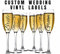 Personalised Vinyl Name Labels for Wine Glasses & Champagne Flutes - Custom Wedding Décor Stickers for Bridal Showers, Reception – Waterproof Self-Adhesive Vinyl - Ideal for Event Decoration