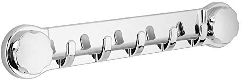 GLOGLOW Porte-manteau, 15,7 Pouces, Porte-serviettes Mural avec 5 Crochets, Porte-manteau Mural, Support Suspendu, Porte-serviettes pour Entrée, Salle de Bain, Cuisine, Chambre à Coucher