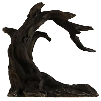 Tiardey Aquarium-Felsen, Treibholz für Aquarien, Kunstharz-Modellaquarium für Aquascaping und Hardscape, natürliche Aquarium-Dekoration