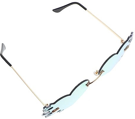 VALICLUD Herzförmige Sonnenbrillen Kreative Brillen Für Karneval Und Cosplay Sonnenbrillen Aus Hochwertigen Materialien