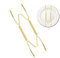 Petits cintres pour assiettes - Supports muraux en fer doré - Crochets décoratifs - Support mural invisible et multifonctionnel pour assiettes, montres, vêtements, photos, sacs, clés et décorations