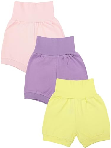 TupTam Baby Mädchen Kurze Pumphose 3er Pack
