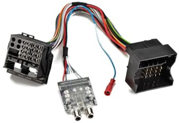 Gladen PP-QLHLA16 High-Low Cinchadapter Quadlock für Original Radio - Plug n Play 2-Kanal Hi-Low Adapter auf Cinch für Audi, VW, Seat, Skoda, Opel, Mercedes, Ford