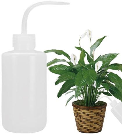 Bottiglia di lavaggio – 250 ml dispenser a bocca stretta, beccuccio sicuro | Bottiglia a prova di fuoriuscite da laboratorio per trasferimento di liquidi, strumenti di pulizia per laboratorio