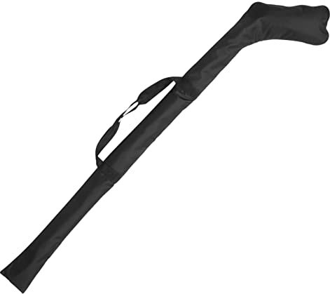 EXHUMKY Hockey Stick Tasche Tragbare Eishockey Schlägertasche für Optimale Aufbewahrung und Schutz Praktische Hockey Ausrüstungstasche Schwarz ohne Logo