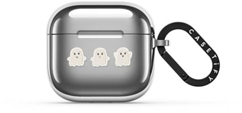 CASETiFY Verspiegelte Airpods (4. Generation) Hülle mit Ring – Lil Ghosts AirPods Pro Hülle