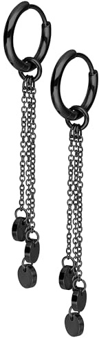 Wildcat Ohrringe - Little Plate Hoops - Roségold - Chirurgenstahl 316L - wasserfest, langlebig, hautverträglich