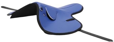 Headerbs Pferdeschabracke, Stoßdämpfender 3D-Lederhalb-Westernsattel mit Gurt und Harzrahmen für Maximale Unterstützung und Stabilität, Reitausrüstung für Dressurspringen