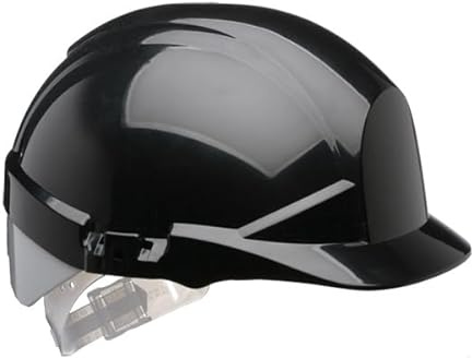 CENTURION Reflex Safety Slip Ratchet Helmet with Silver Rear Black