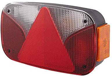 HELLA Rückleuchte - Glühlampe - 12V - geschraubt/Anbau - ECE - Lichtscheibenfarbe: weiß/rot - Stecker: Schutz-Kontakt-Stecker - rechts - Menge: 1 - 2VP 998 232-301