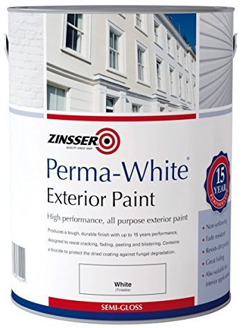 Zinsser Perma White Exterior Semi Gloss 2.5 LITRES