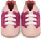 Juicy Bumbles Chausson Bebe Fille Chaussons Cuir Souple Bébé Tennis Roses 0-6 Mois