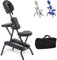 Beltom® Tattoostuhl Massagestuhl Massageliege Massagebank Behandlungsstuhl klappbar - Schwarz