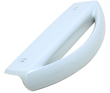 Zanussi Zanussi Refrigeration White Door Handle. Genuine part number 4055119293