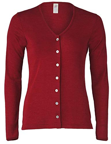 Engel Natur, Leichter Cardigan aus 70% Biowolle, 30% Seide