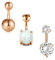 Incaton Bauchnabelpiercing 6mm14G Piercing Bauchnabel Nabelpiercing Piercing Banane 6mm Stablänge Bauchnabel Piercings Bauchpiercing Schmuck
