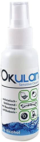 PureView Solution 100ml Bottle Spectacle Multi Cleaner/Anti Fog/Allergy-Friendly/Antistatic/Fat-Dissolving/Biological Basis Sensitive Cleaner 0% Alcohol Organic Basis