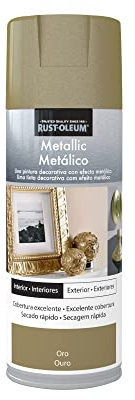 Rust-Oleum Metallic pintura en spray con acabado metálico Oro 400 ml