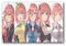 Go Toubun No Hanayome Kunst-Poster Nakano Nino dekoratives Gemälde Leinwand Wandkunst Wohnzimmer Poster Schlafzimmer Gemälde 50 x 75 cm