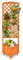 COSTWAY Letto Rialzato da Giardino con Spalliera, Fioriera in Legno con Traliccio da Esterno per Piante Rampicanti con Drenaggio per Giardino e Balcone, 54,5 x 52 x 180 cm