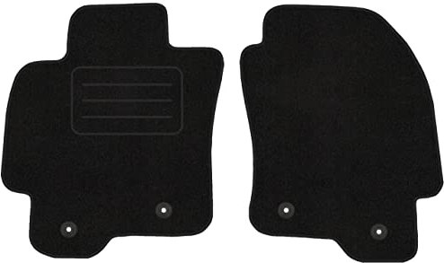 Vorne Velour Fußmatten Satz für Jaguar X-Type X400 (2001-2009) - 2-teilig - Passgenau