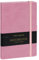 NOTIQUE Notizbuch Liniert, Hardcover Notizbuch, Notizheft, Journal, Tagebuch mit Gummiband und Stifthalter 13x21cm, 192 Seiten (Rosa, Liniert)
