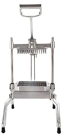 Coupe-Frites Professionnel Robuste avec Poignée Confortable Et Pieds Antidérapants, Coupe-oignons en Acier Inoxydable, pour Concombres, Pommes De Terre, Oignons, Pommes, Poires