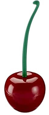 Scopino WC Set di Portaspazzolini per WC A Forma di Ciliegia Creativa E Creativa Spazzolone Bagno WC (Color : Rot)