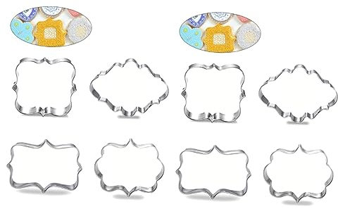 UPKOCH Tagliapasta 8 Pcs Cornice Di Nozze Per Biscotti Mini Biscotti Taglierina Del Biscotto Carino Auguri Di Benedizione Biscotto In Metallo Tagliabiscotti Taglierina Del Biscotto Del