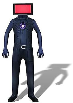 Tongyundacheng Toilet Kostüm Jumpsuit für Kinder Erwachsene Titan Speakerman TV Man Cameraman Cosplay Halloween Bodysuit mit Kopfbedeckung