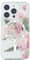 Ted Baker Flower Placement Antishock Hülle Kompatibel mit iPhone 15 Pro Kompatibel mit Magsafe - Clear Cream