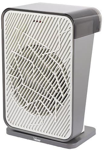 Bimar HF209 Termobagno Elettrico con Programmatore 24h e Termostato Regolabile. Stufetta Bagno a Basso Consumo, 2 Potenze di Riscaldamento Ambiente, Oscillazione Automatica Destra e Sinistra