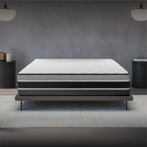 COSMOS - Felis - Matratze 140x200 cm - Höhe 30 cm | Taschenfederkernmatratze - Härtegrad H3/H4 - Öko-Tex Zertifiziert - Winter/oder Sommerseite + HR-Schaum 7 Zonen Matratze