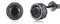 Schwarze Ohrstecker 925 Sterling Silber Hypoallergen Kreuz Ohrringe Schwarze Ohrringe Herren Schmuck Geschenke für Frauen Männer Damen
