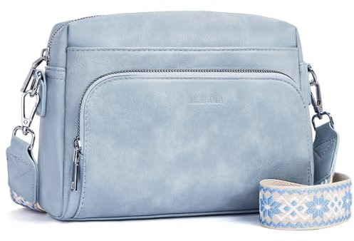 MUIIKOLA Umhängetasche Damen,Crossbody Bag Klein，Damen-umhängetaschen PU Leder mit Verstelbaar Schultergurt