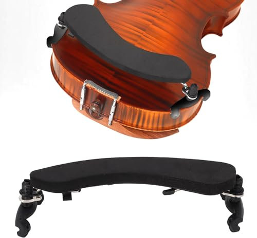 LOCADENCE Poggiaspalla per Violino, Riduce L'Affaticamento Spalliera Violino per Violino, Supporto Ergonomico Pieghevole Poggiaspalline per Violino Con Piedini Regolabili In Altezza per 4/4 3/4