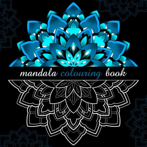 Mandala adult colouring book