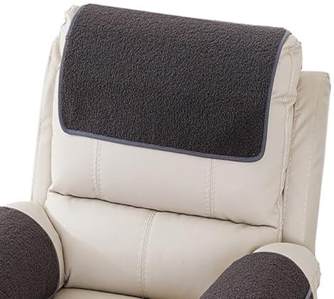 Miecoae Kopfschutz für Sofa arm Cover, kopfstützenschutz Sessel für ledersessel, kopfstützenbezüge Sofa, armlehnenschoner Leder Outdoor für gartenstühle(1876,No Pocket 1 Piece)