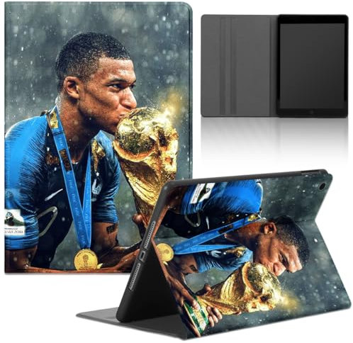 Tablet Cover per Huawei MatePad Pro 11 2024 11,0, Football Disegni Pattern Stella del Calcio Custodia Flip Case in pelle PU con Supporto Funzione Modello TPU Antiurto Protettivo Folio Cover, Boys