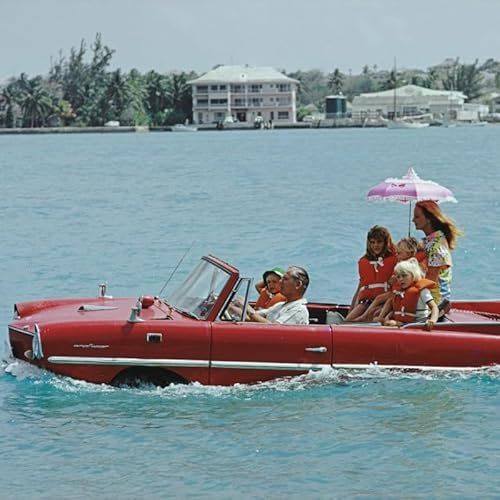 ASEXCE OLGNBY Slim Aarons Vintage Landschaft Wandkunst Moderne Poster und Drucke Yacht Leinwand Malerei Ästhetische Bilder für Wohnzimmer Dekor 50x70cmx1 rahmenlos